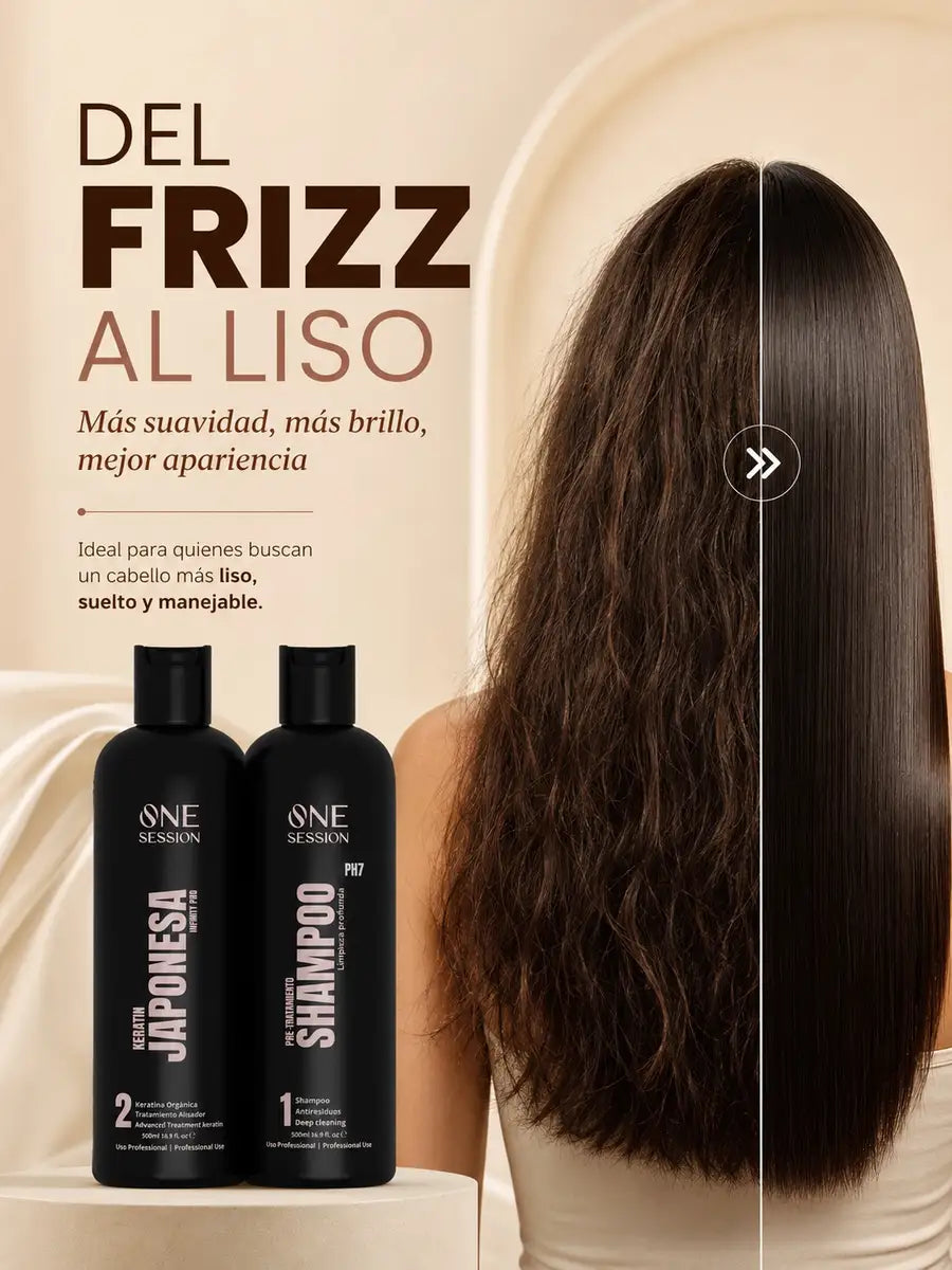 Kit Keratin Japonesa 500ml. | sin formol