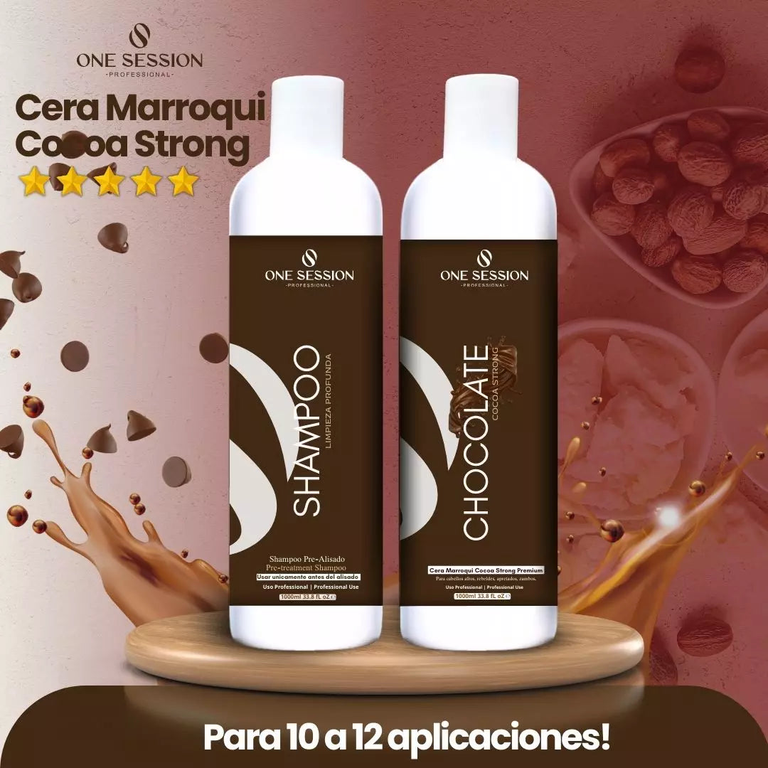 Kit Cocoa Strong (Cera marroqui)