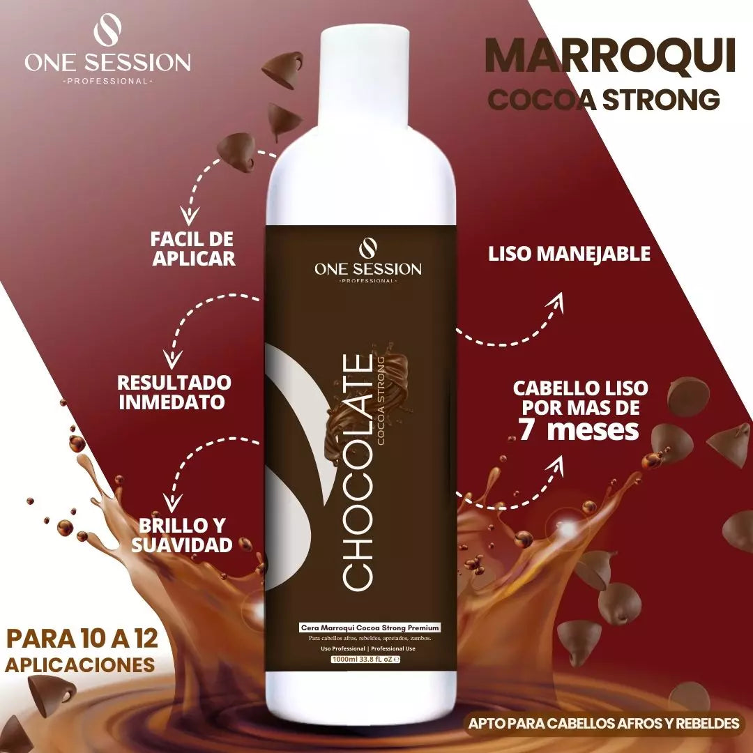 Kit Cocoa Strong (Cera marroqui)