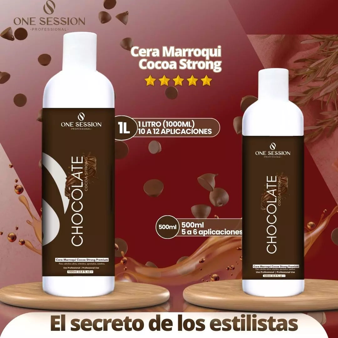 Kit Cocoa Strong (Cera marroqui)