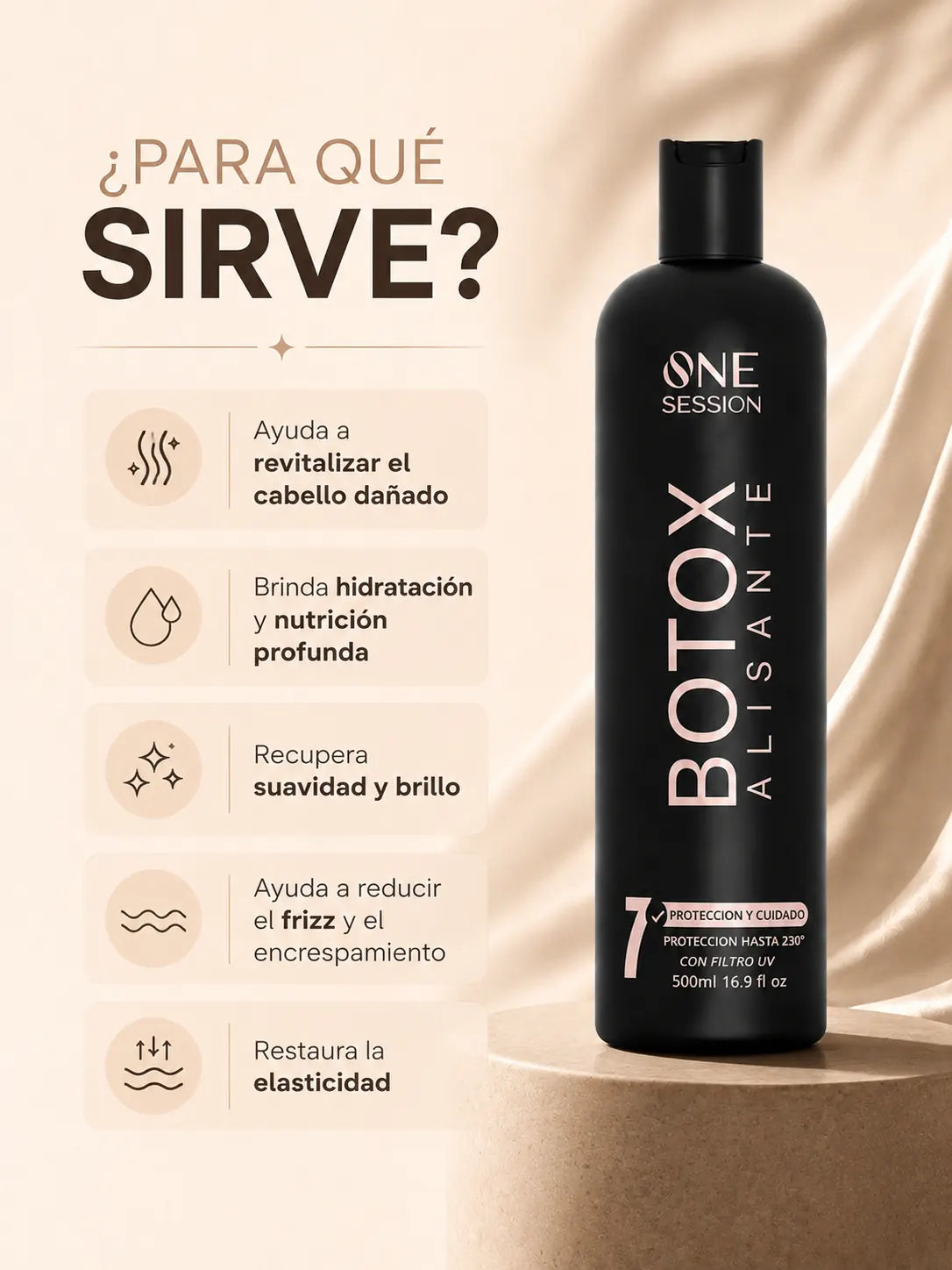BOTOX ALISANTE 500ml | Liso e hidratación