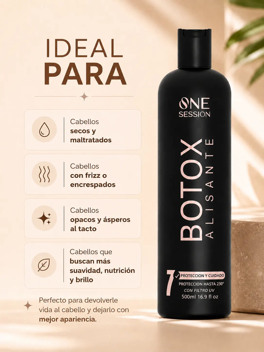 BOTOX ALISANTE 500ml | Liso e hidratación