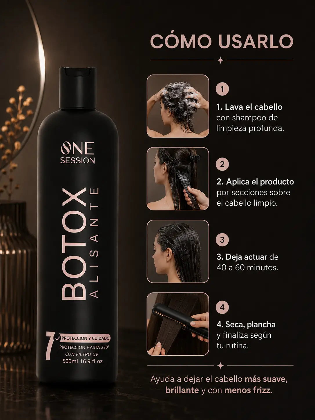 BOTOX ALISANTE 500ml | Liso e hidratación