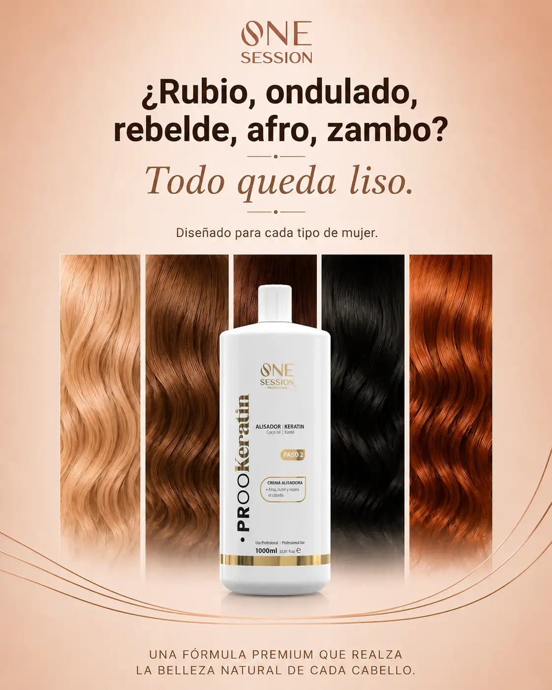 Kit de Keratina ProoKeratin 1000ml | Sin formol