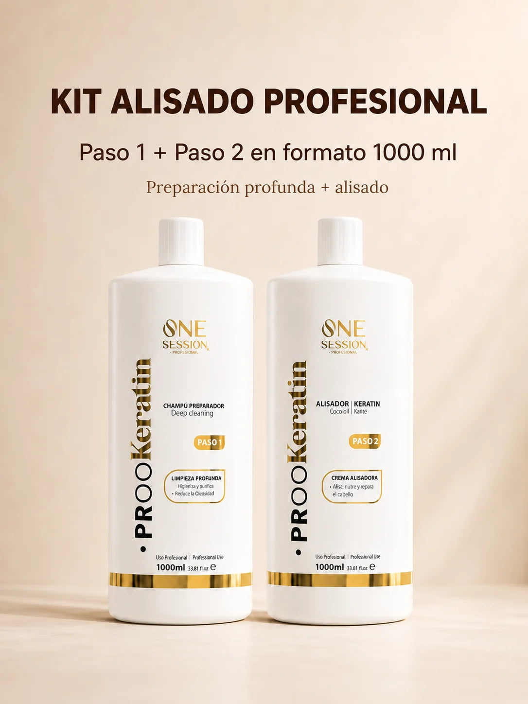 Kit de Keratina ProoKeratin 1000ml | Sin formol